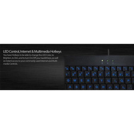 Adesso 3-Color Illuminated Mini Keyboard - Alternate-Image11