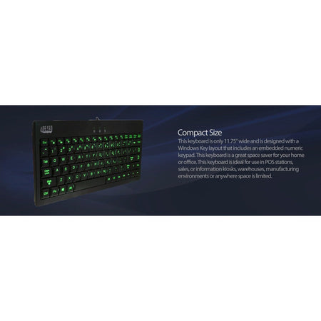 Adesso 3-Color Illuminated Mini Keyboard - Alternate-Image10