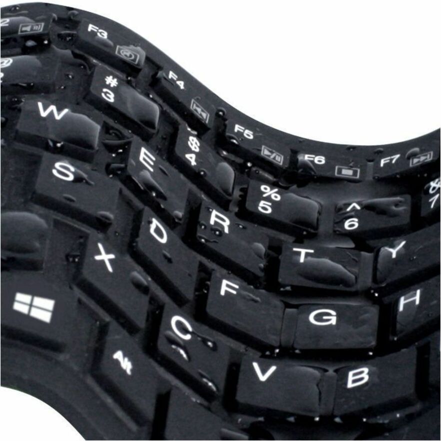 Adesso Antimicrobial Waterproof Flex Keyboard (Mini Size) - Alternate-Image2