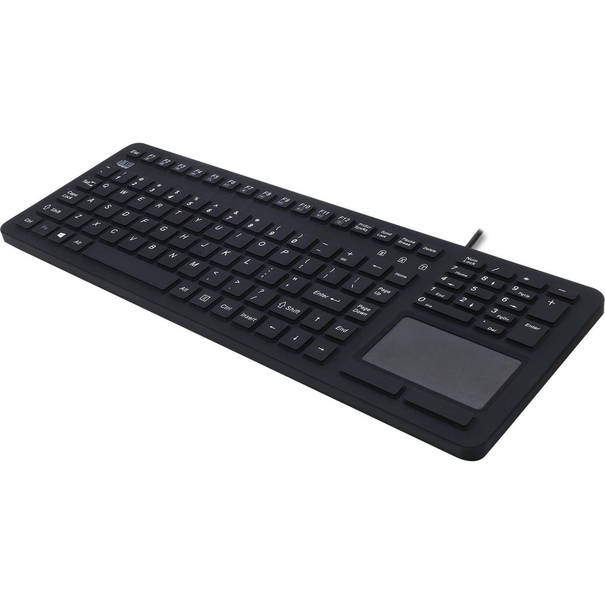 Adesso Antimicrobial Waterproof Touchpad Keyboard - 1500