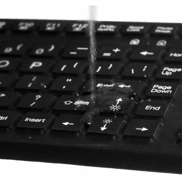 Adesso Antimicrobial Waterproof Touchpad Keyboard - Alternate-Image1