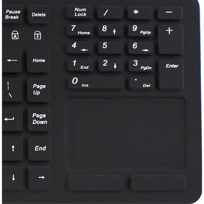 Adesso Antimicrobial Waterproof Touchpad Keyboard - Alternate-Image2
