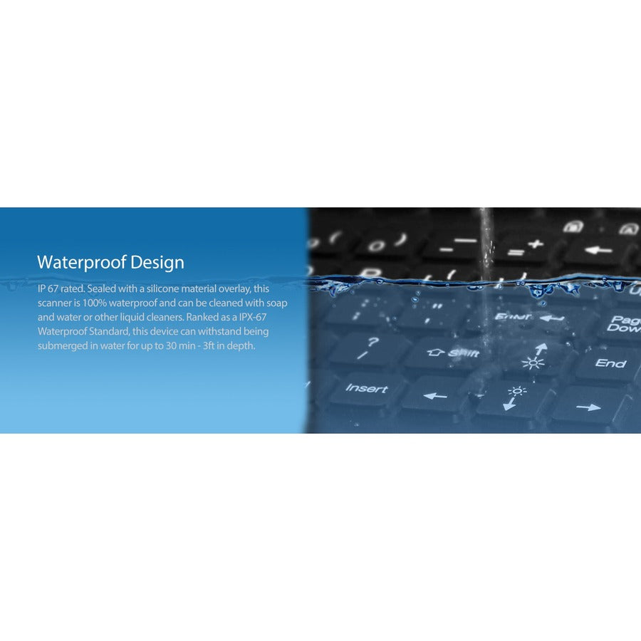 Adesso Antimicrobial Waterproof Touchpad Keyboard - Alternate-Image8