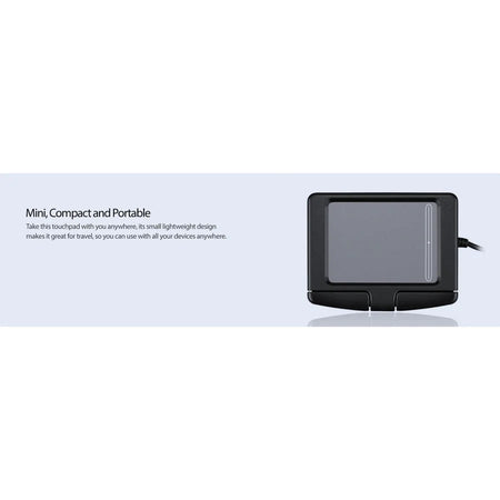 Adesso Easy Cat Touchpad: 2-Button Glidepoint USB - Black - Computer / Laptop Accessories