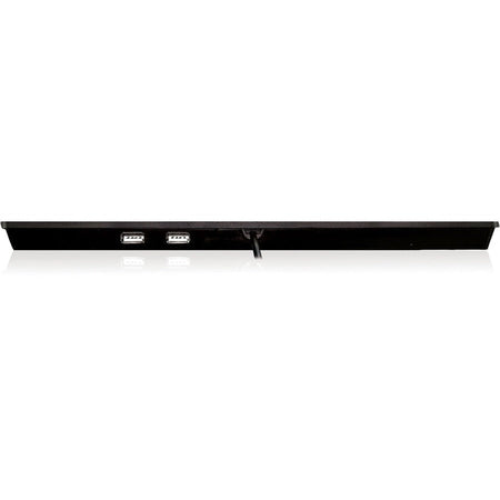 Adesso Mini Keyboard with USB Hubs - Rear