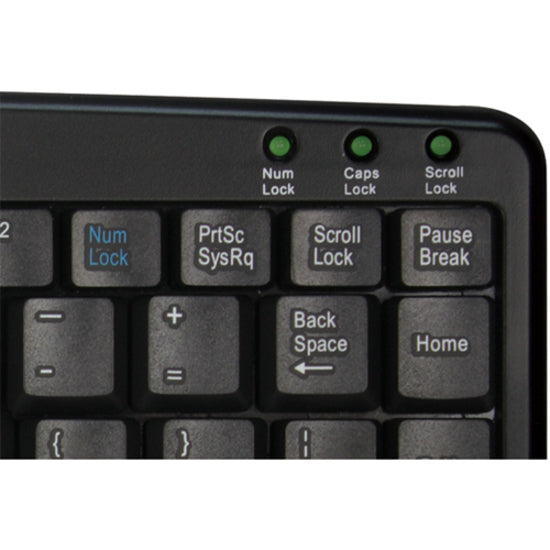 Adesso Mini Touchpad Keyboard (Black, USB) - Alternate-Image4