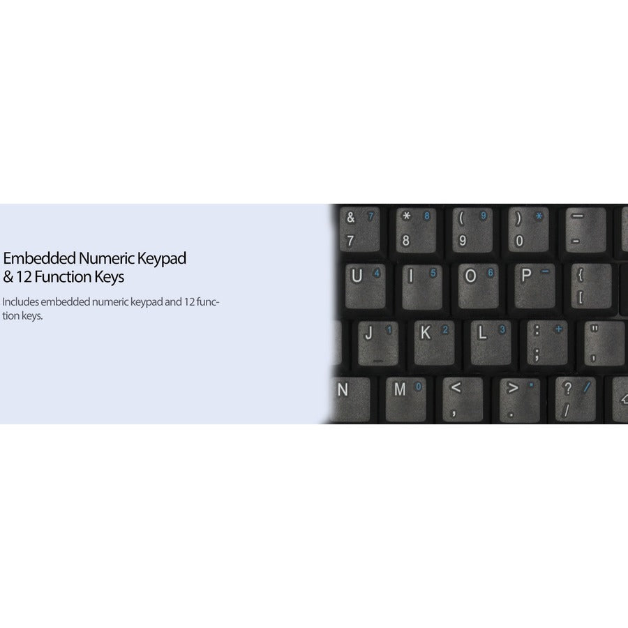 Adesso Mini Touchpad Keyboard (Black, USB) - Alternate-Image7