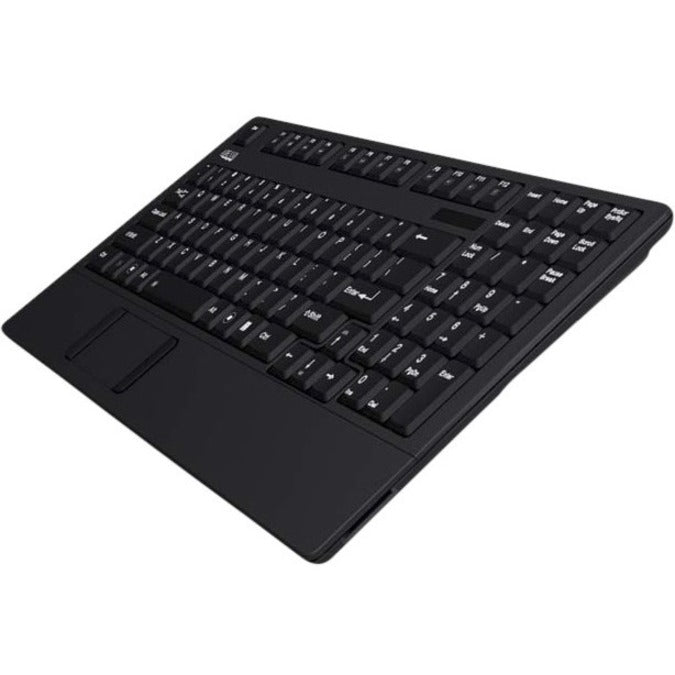 Adesso Mini Touchpad Keyboard (Black, USB) - Left