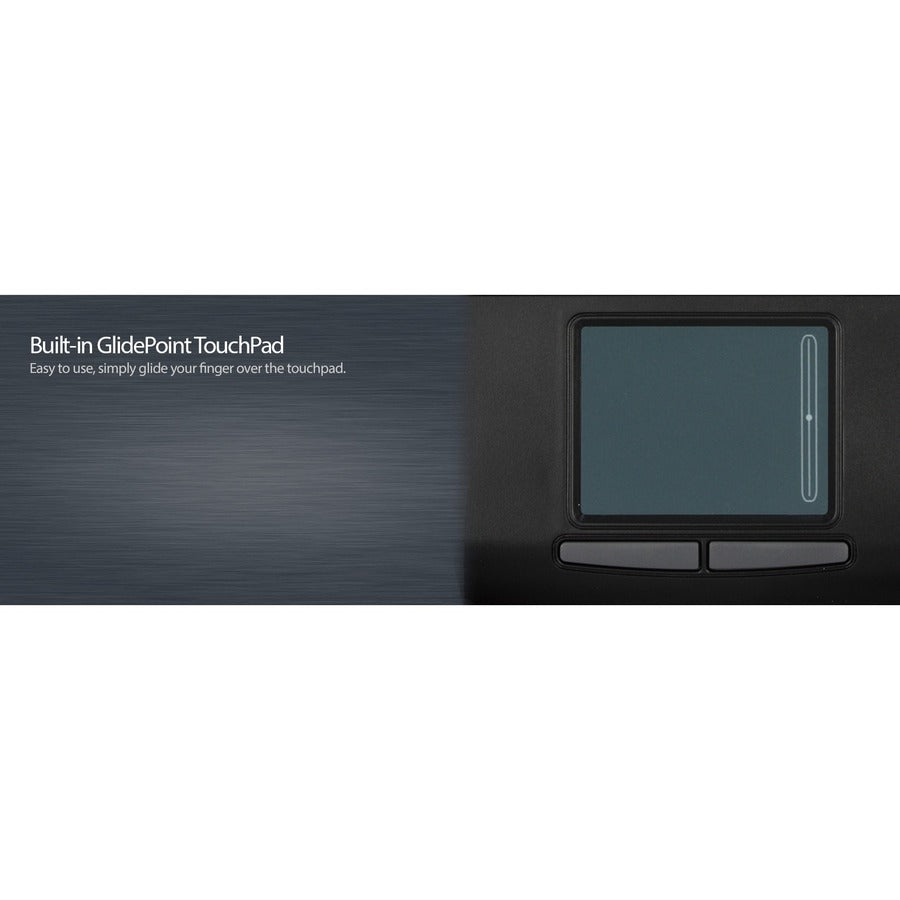 Adesso Mini Touchpad Keyboard (Black, USB) - Alternate-Image9