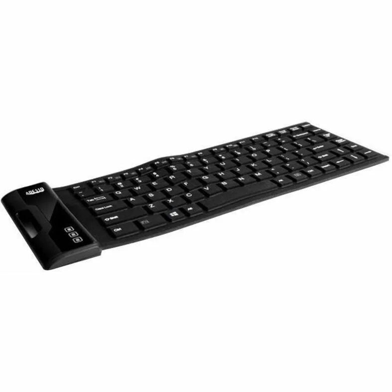 Adesso Mini Waterproof Flex Keyboard - USB Interface - 87 Key(s) - Industrial Silicon Rubber Keyswitch - Keyboards &