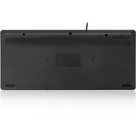 Adesso SlimTouch Mini Keyboard: USB 78-Key QWERTY Layout - Windows - Membrane Keyswitch - Black - Keyboards & Mice
