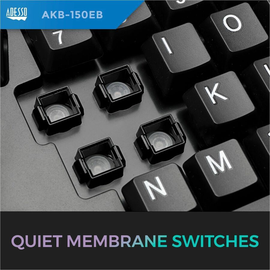 Adesso Tru-Form 150 Ergonomic Keyboard - Alternate-Image6