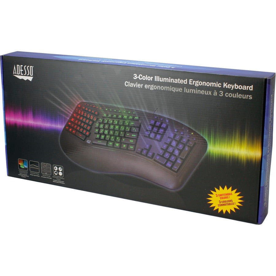 Adesso Tru-Form 150 Ergonomic Keyboard - Alternate-Image9