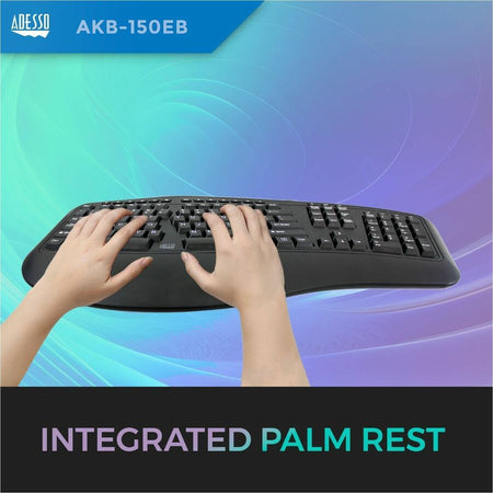 Adesso Tru-Form 150 Ergonomic Keyboard - Alternate-Image7