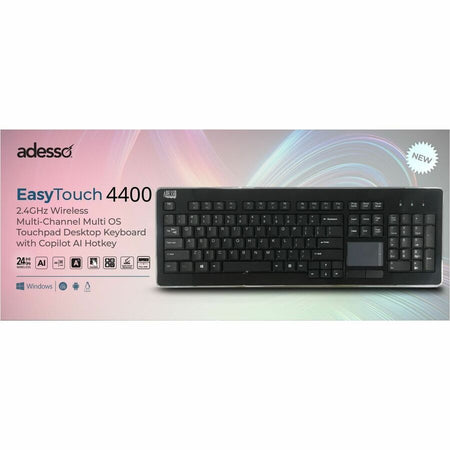 Adesso Wireless Desktop Touchpad Keyboard - Alternate-Image10