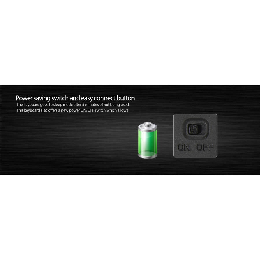 Adesso Wireless Desktop Touchpad Keyboard - Alternate-Image7