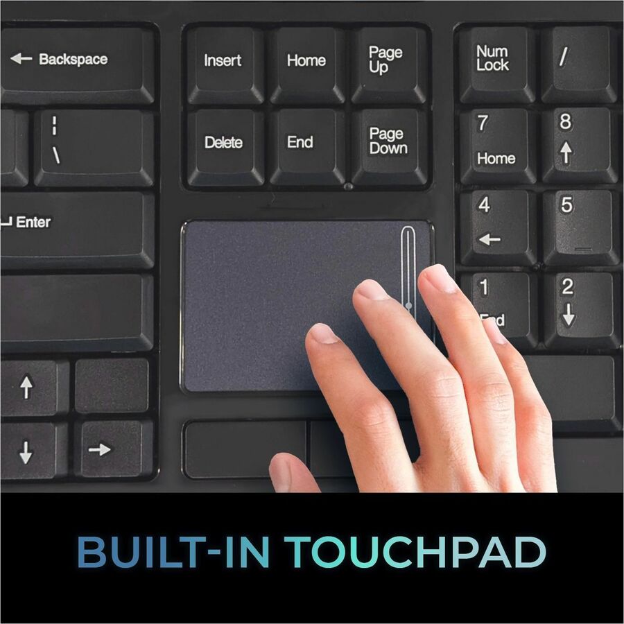 Adesso Wireless Desktop Touchpad Keyboard - Alternate-Image13