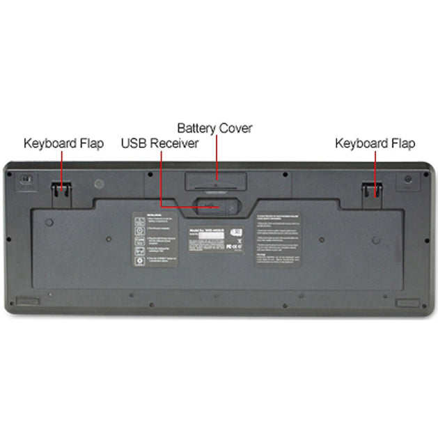Adesso Wireless Desktop Touchpad Keyboard - Alternate-Image3