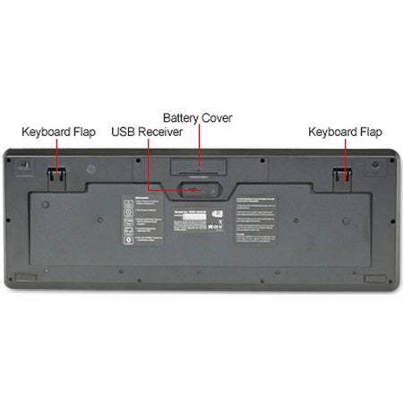 Adesso Wireless Desktop Touchpad Keyboard - Alternate-Image3