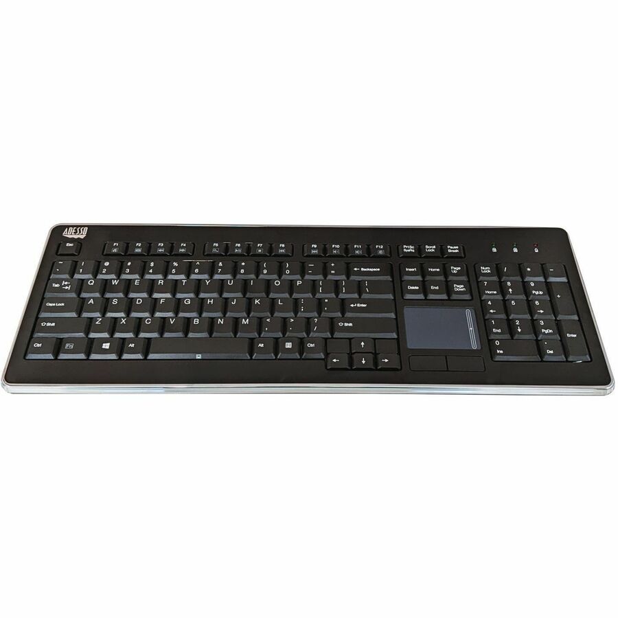Adesso Wireless Desktop Touchpad Keyboard - Front