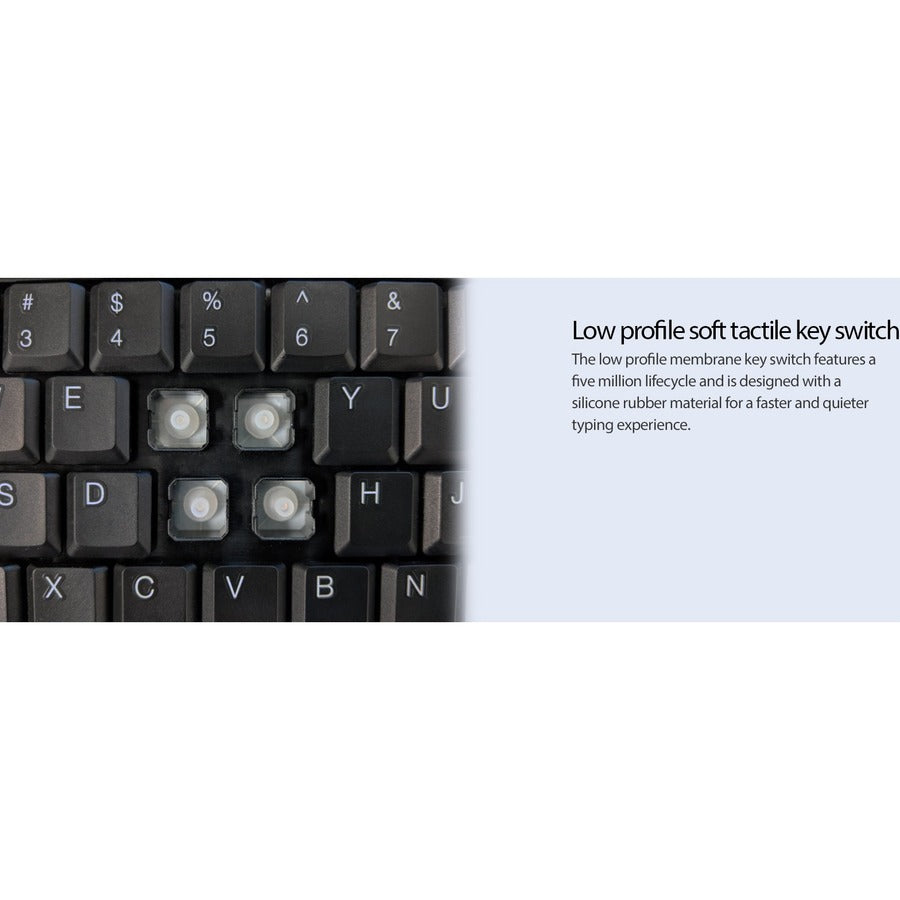 Adesso Wireless Desktop Touchpad Keyboard - Alternate-Image5
