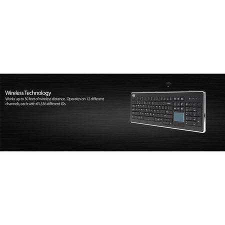 Adesso Wireless Desktop Touchpad Keyboard - Alternate-Image9