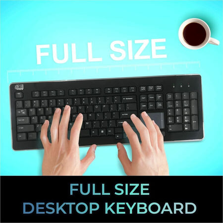 Adesso Wireless Desktop Touchpad Keyboard - Alternate-Image11