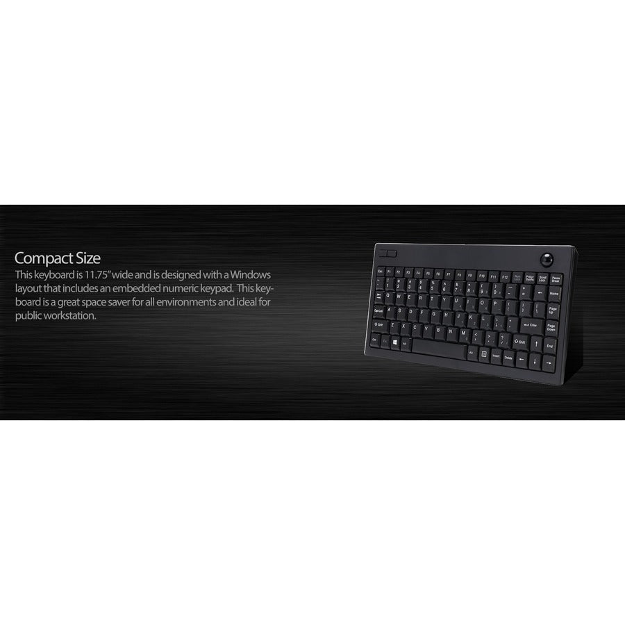 Adesso Wireless Mini Trackball Keyboard - Alternate-Image7