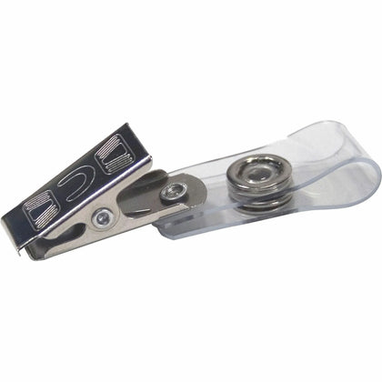 Advantus Badge Clip: Vinyl ID Holder - Pack of 100 - Badges & Supplies