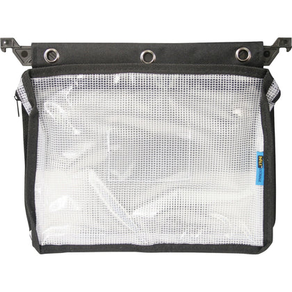 Advantus Carrying Case Accessories: Black Pleat Pouch - 11.5’’ x 13’’ - Binder Pockets