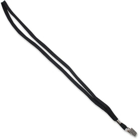 Advantus Deluxe Breakaway Neck Lanyard: Badge Clip 36’’ Length Black - 24/Box - ID Badges & Supplies