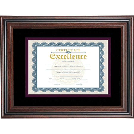 Advantus Double Matted Certificate Frame - 2000