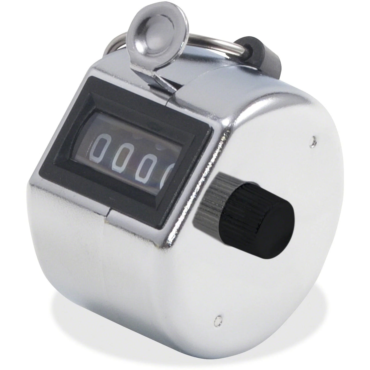 Advantus Hand Model Tally Counter - 4 Digit Finger Ring Chrome - Numbering Stamps & Counters
