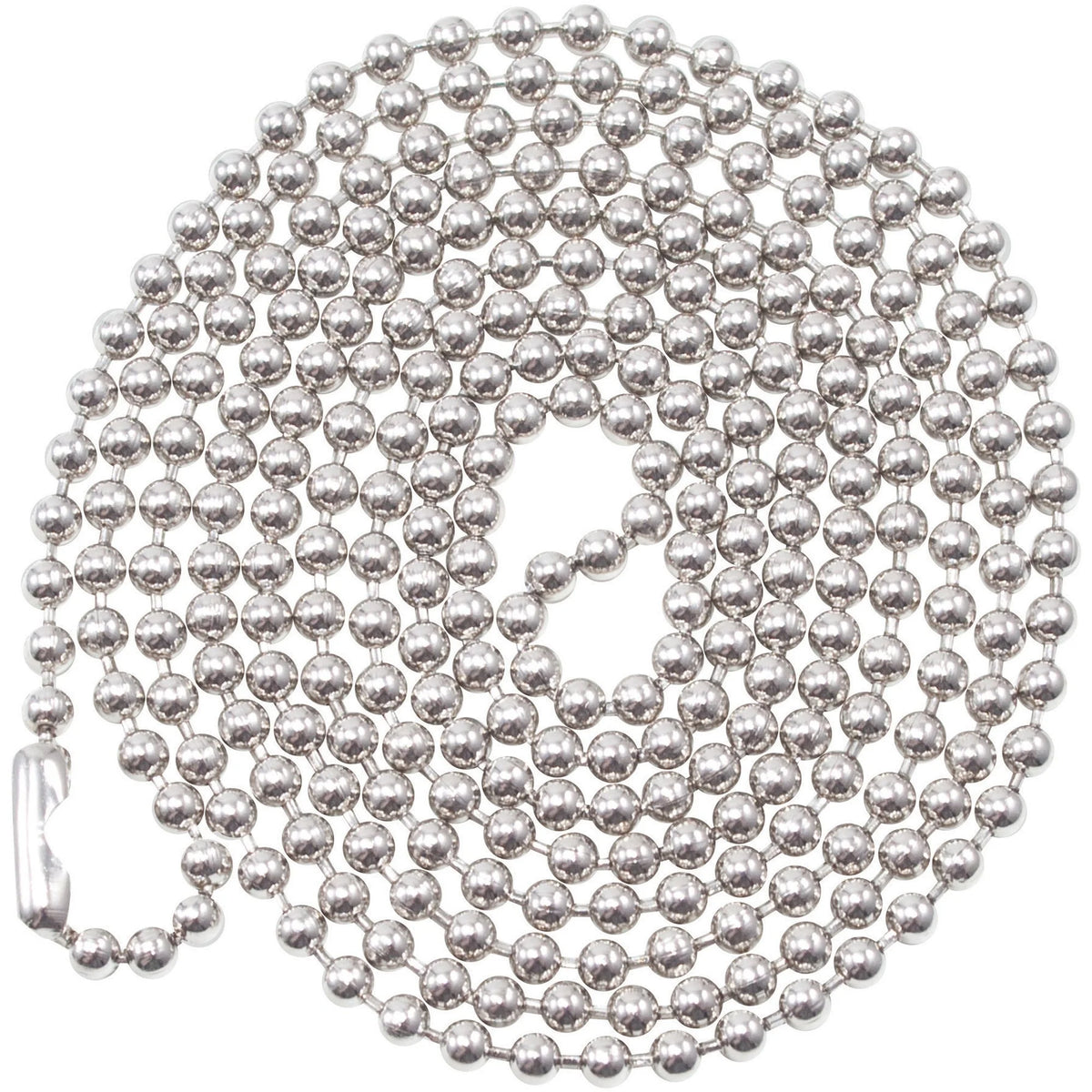 Advantus ID Badge Chain: 36’’ Nickel Plated - 100/Box - Badges & Supplies