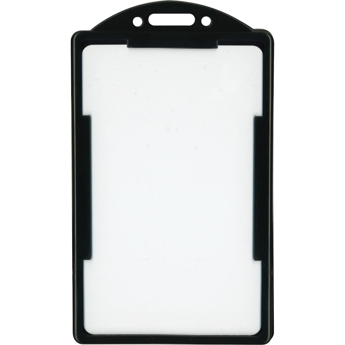 Advantus ID Card Holder: Vertical Black 2.13’’ x 3.38’’ - 25 Pack - Badges & Supplies