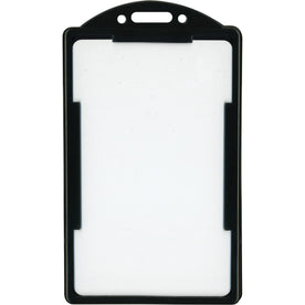 Advantus ID Card Holder: Vertical Black 2.13’’ x 3.38’’ - 25 Pack - Badges & Supplies