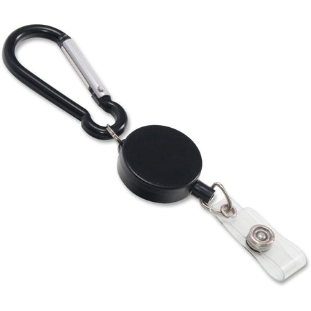 Advantus Metal Badge Reel/Carabiner Set - Securely Hold Badges - ID & Supplies