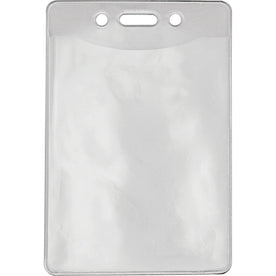 Advantus Military ID Holders: Vertical Vinyl Clear Holders - 50 Pack - Badges & Supplies