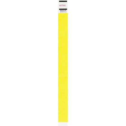 Advantus Neon Tyvek Wristbands: Yellow 500-Pack - ID Badges & Supplies