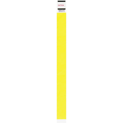 Advantus Neon Tyvek Wristbands: Yellow 500-Pack - ID Badges & Supplies