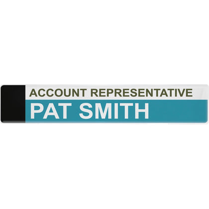 Advantus Panel Wall Sign Holder: 9’’x2’’ - Outdoor Use - Signs & Nameplates