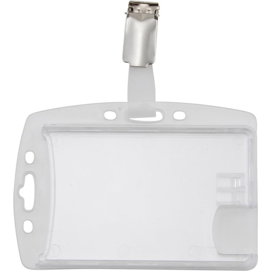Advantus Plastic ID Card Holders - Top