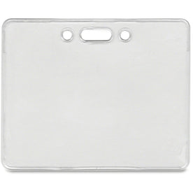 Advantus Proximity Card Holder: Horizontal Badge Holder - Clear (50/Pack) - ID Badges & Supplies