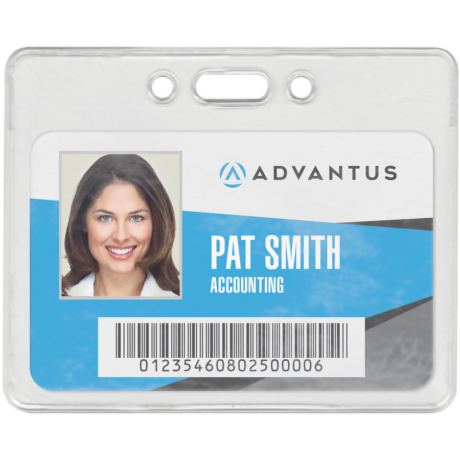 Advantus Proximity Card Horizontal Badge Holder - Alternate-Image1