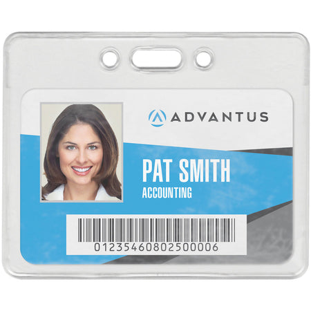 Advantus Proximity Card Horizontal Badge Holder - Alternate-Image1