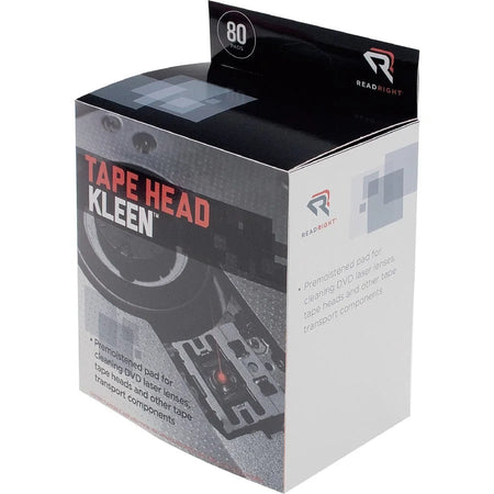 Advantus Read/Right Tape Head Cleaning Pads - Electronic Equipment Care - 80/Box - Electronics Supplies