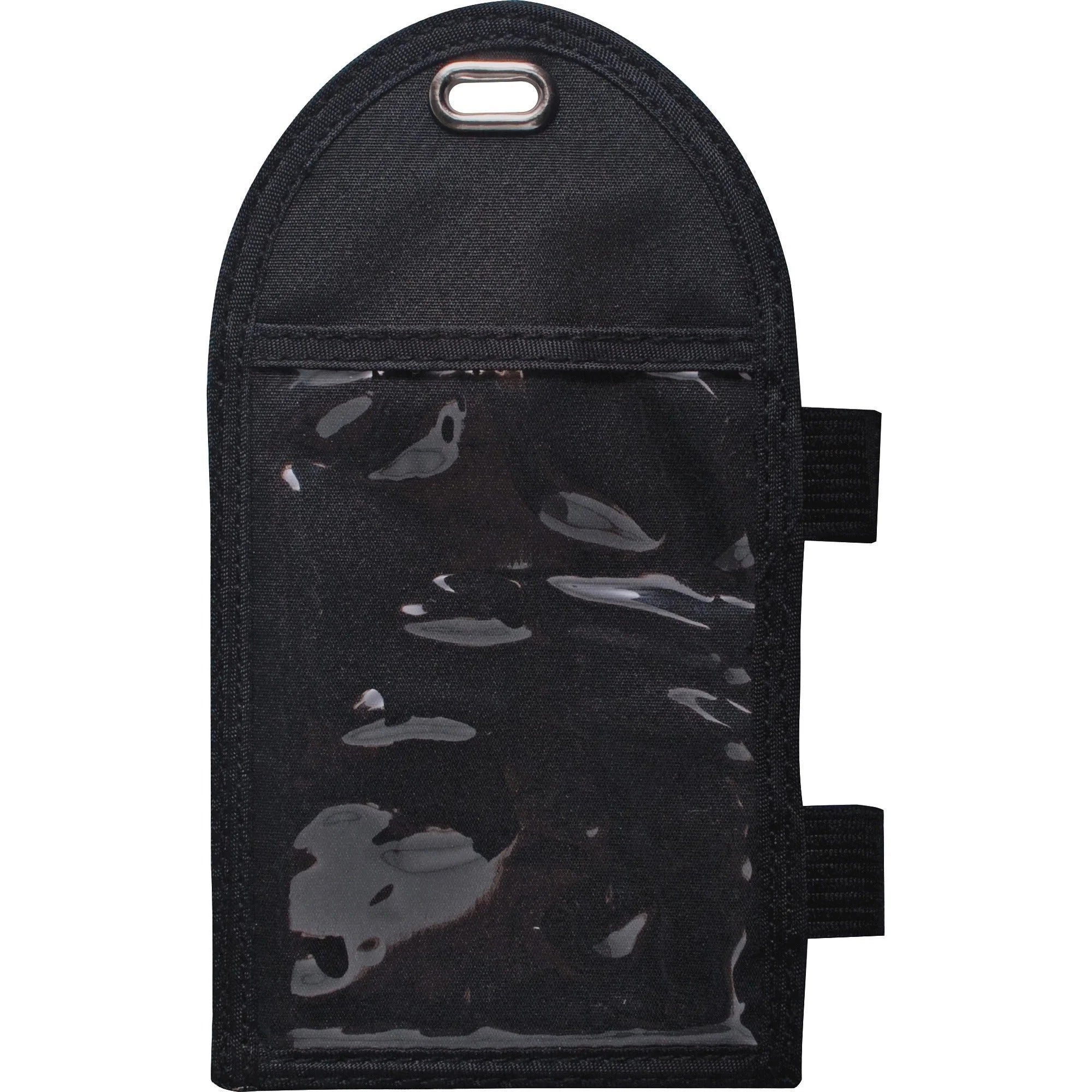 Advantus Vertical Badge Holder - Durable Metal - Black - 12/Box - ID Badges & Supplies