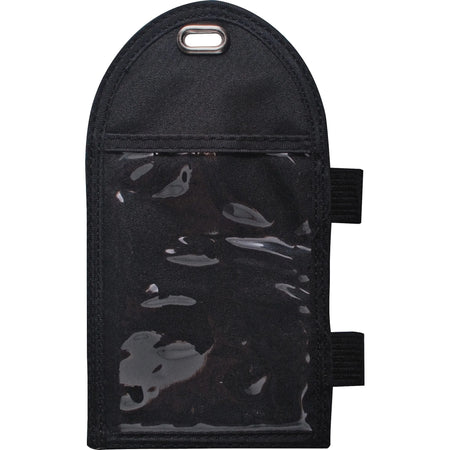 Advantus Vertical Badge Holder - Durable Metal - Black - 12/Box - ID Badges & Supplies