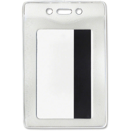 Advantus Vertical Security Badge Holder - Rear