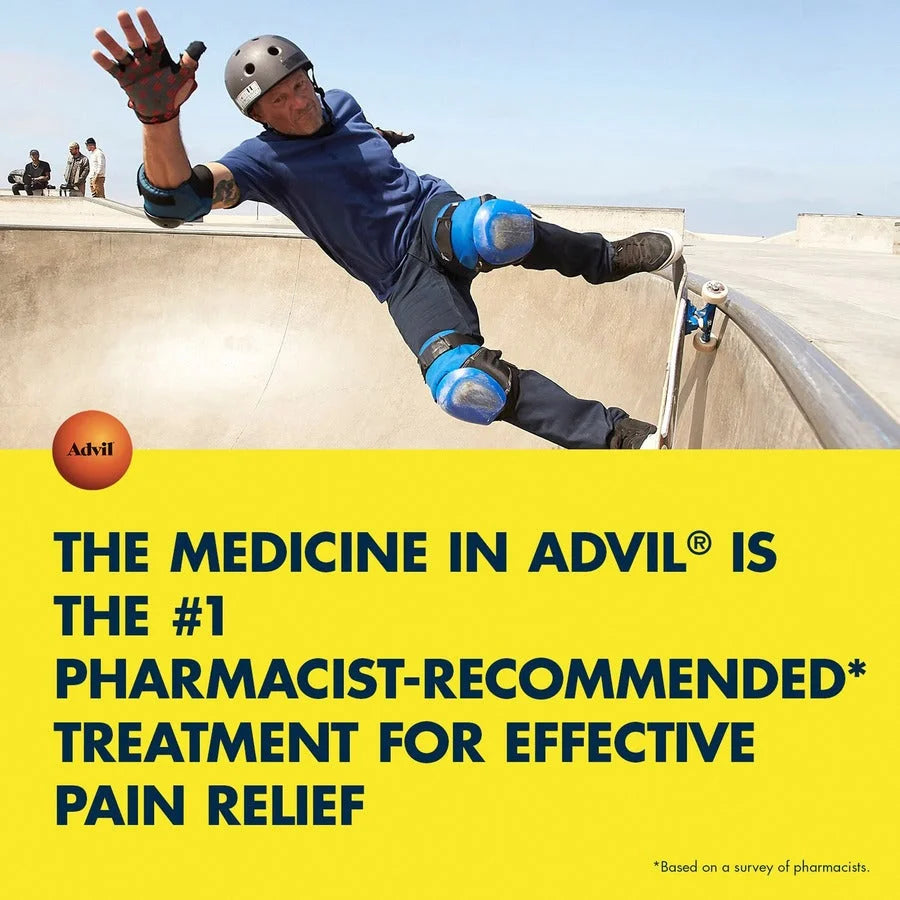 Advil Ibuprofen Tablets: Fast Relief for Pain & Fever - 50/Box - Medications